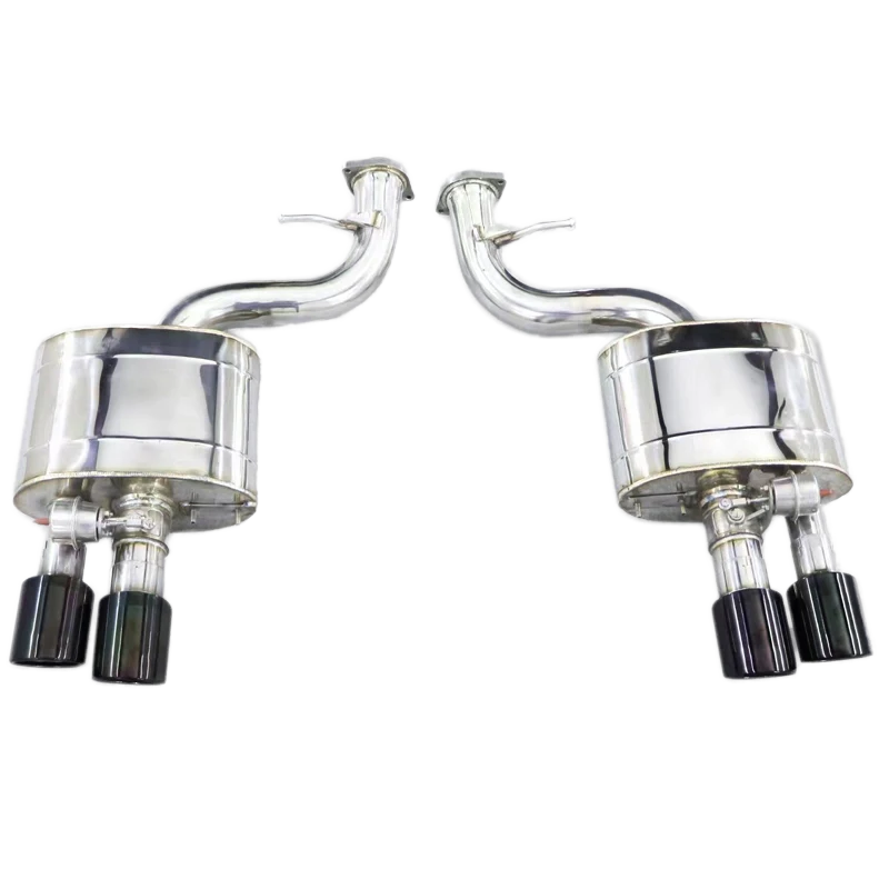 VantaFlow Performance T304 Axle Back Exhaust Pipe for Mercedes-Benz AMG SL65 R230 6.0T 2006-2011 Vacuum Valve With Dual Muffler Exhaust
