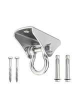 Plaque fixe en acier inoxydable 304 usinée CNC pour suspension au plafond, pour sac de sable de yoga aérien, balançoire, hamac et crochet de suspension pour chaise