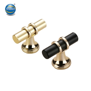 Modern Minimalist T-shaped <strong>Door</strong> Handle for Cabinets American <strong>Black</strong> Gold Wardrobe Handle for Drawers Dressers Bedrooms Warehouses - Product Image 5