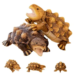 New Cute Crocodile Turtle Plush Doll Zoo Simulation Turtle Animal Gift Pillow Plush Animal Toy