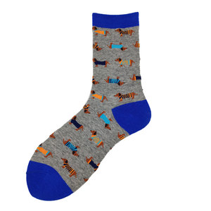 <span class=keywords><strong>Chaussettes</strong></span> fantaisie <span class=keywords><strong>Corgi</strong></span> personnalisées avec logo, 76 % coton, jacquard intégral, imprimé chien, respirantes et douces pour la peau, vente en gros - Product Image 5