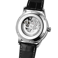 Montre mécanique automatique de qualité Forsining Newset avec logo personnalisé, ciel étoilé, luminescente, pour hommes
