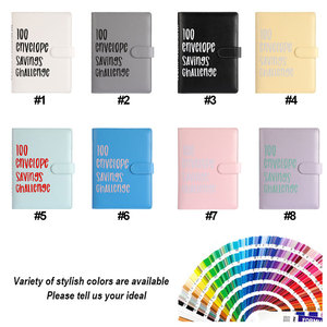 Gros budget planification grand livre Logo personnalisé 100 jours pour économiser des feuilles mobiles défi enveloppe de trésorerie livre d'<span class=keywords><strong>épargne</strong></span> budgétaire - Product Image 2