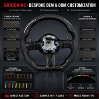 Volant de voiture sport en fibre de carbone pour F07 F30 F15 F16 F34 F35 F36 F20 F22 F25 F26 F32 F80 M3 M5 E70 E71 E90
