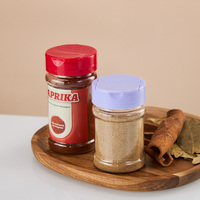 Bouteille à épices vide en PET transparent de 150 ml et 170 ml, avec bouchon papillon, pour usage culinaire (poudre de piment, épices) – Qualité alimentaire