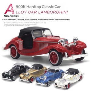Coche Clásico de Metal a Escala 1:32, Modelo 500K Hardtop, Juguete Welly, Nuevo en Caja con Ventana, Embalaje para Exportación - Product Image 1