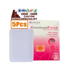 5 Stück eine Box billig hohe Hand wärmer Qualität heiße Krampf Periode Patch für Menstruation schmerzen Linderung