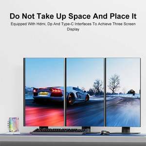 Mini <span class=keywords><strong>PC</strong></span> Ice Soul Series AMD Ry-zen 7 7840HS ES R9-7940HS ES avec éclairage RVB, double LAN 2.5G, USB4.0, ordinateur gamer 4K 8K NUC WiFi6 - Product Image 6