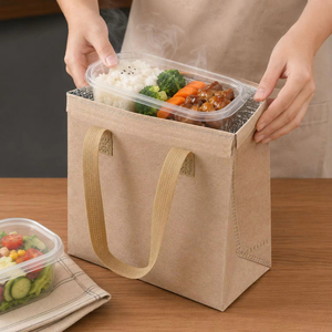 Bolsa Térmica Aislante <span class=keywords><strong>de</strong></span> Papel <span class=keywords><strong>de</strong></span> Aluminio No Tejido, Personalizada, Impresa, <span class=keywords><strong>de</strong></span> Grado Alimenticio, Venta al Por Mayor <span class=keywords><strong>de</strong></span> Fábrica OEM ODM - Product Image 2