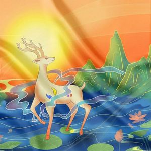 Pañuelos de Seda para Mujer, Elegantes Pañuelos de Cabeza de Seda, Pañuelo de Seda Personalizado con Diseño Único, Adecuado para Conjuntos a Juego de Madre e Hija - Product Image 2