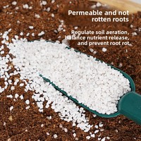 Substrat nutritif universel sans poussière Perlite pour la culture et l'expansion des orchidées succulentes, des semis et l'isolation en jardinage intensif
