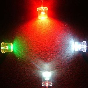 5mm dağınık Led diyot işık lambası 3v 2v düz kasket üst diffüz süt Lens düz kafa sıcak beyaz kırmızı mavi yeşil sarı göstergesi - Product Image 4