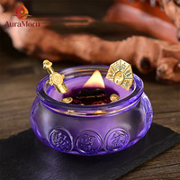 Bougie parfumée Feng Shui chinoise pour la prospérité, pot à argent porte-bonheur, attirant la prospérité, décoration intérieure, cadeau pour le Nouvel An et les affaires