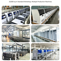 Machine à glaçons industrielle automatique à refroidissement par eau, capacité de stockage de 1000 kg, 2 kW, pour cuisines commerciales