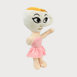 دمية راقصة الباليه كابتشينو من سلسلة إيطاليا برين روت، 10.5 بوصة/27 سم، دمية ناعمة قابلة للعناق محشوة بقطن البولي بروبيلين - Product Image 2