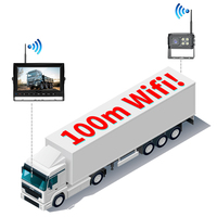 Cámara inalámbrica trasera de 7 pulgadas para coche, Kit de cámara de respaldo y Monitor para autocaravana, sistema de visión trasera de alta velocidad