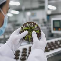 Jouet anti-stress ASMR en forme de chocolat craquant, jouet sensoriel, balle à presser croustillante