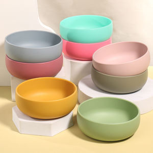 Juego de vajilla de acero inoxidable de silicona para bebé recién nacido, platos de alimentación, alfombrilla antideslizante de dibujos animados para niños, juegos de vajilla para bebé - Product Image 3