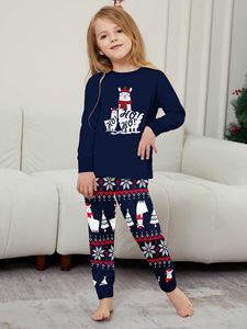 เสื้อผ้าพิมพ์ลายตัวอักษรลายต้นคริสต์มาสใหม่ยุโรปและอเมริกา - Product Image 4