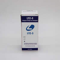 Bandelettes de test urinaire LYZ en gros pour usine : uric 3v, glucose, pH, protéines