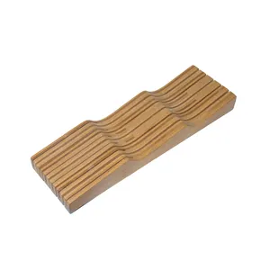 Wholesale Natural Bamboo in Drawer Knife Block Organizer knives holders