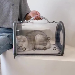 Bolsa de transporte transparente y duradera para mascotas Hyra, perrera para perros y gatos, portador de viaje para mascotas, portador de transporte para perros, jaula para exteriores, <span class=keywords><strong>Kenne</strong></span> - Product Image 6