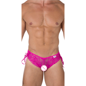 PATON FACTORY CUSTOM <span class=keywords><strong>Perizoma</strong></span> con Lacci Laterali Personalizzato, Tanga da <span class=keywords><strong>Uomo</strong></span> con Lacci, Jockstrap Gay, Intimo Sexy Bikini - Product Image 4