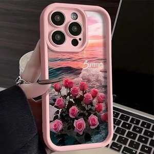 Seaside Rose Print Ladder Lens Style Funda de teléfono móvil de TPU a prueba de golpes para Tecno Spark 30 20 6 7 8 10 Go Pop 3 4 5 <span class=keywords><strong>9</strong></span> - Product Image 2