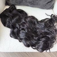 Extensiones de Cabello Natural Indonésico con Cierre HD Similar a la Piel, Extensiones de Cabello Natural Vietnamita con Cierre Frontal de Encaje HD, Paquetes de Cabello Natural, Cabello Natural Filipino