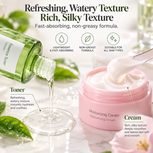 Set di Prodotti per la Cura della Pelle OEM di Fabbrica Coreana: Siero Viso Anti-Età, Maschera Facciale, Crema al Collagene di Lumaca e Centella - Product Image 4