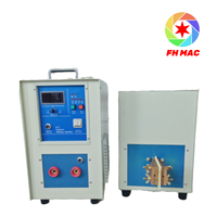 Machine de chauffage par induction à fréquence FengHai Machinery 15 kW avec moteur à engrenages et boîte de vitesses pour brasage/fusion