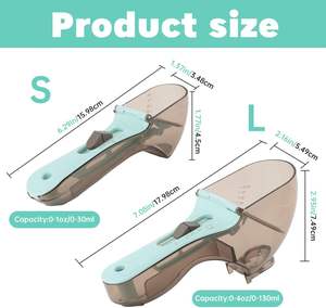 Kitchen Utensils Adjustable <b>Measuring</b> Spoons Sugar Scoop Flour <b>Measuring</b> <b>Cup</b> <b>Baking</b> Metering Scoop <b>for</b> Cake <b>Baking</b> Cooking - Product Image 3