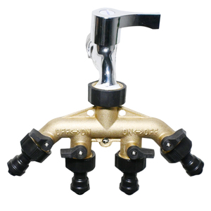 Répartiteur de <span class=keywords><strong>tuyau</strong></span> <span class=keywords><strong>d</strong></span>'<span class=keywords><strong>arrosage</strong></span> en laiton à 4 voies de 3/4 "Distributeur de connecteur <span class=keywords><strong>d</strong></span>'<span class=keywords><strong>arrosage</strong></span> de type Y <span class=keywords><strong>pour</strong></span> <span class=keywords><strong>robinet</strong></span> et <span class=keywords><strong>robinet</strong></span> extérieurs - Product Image 5