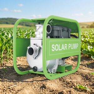 Vendita Diretta dalla Fabbrica Pompa Acqua di Superficie Centrifuga Brushless Ibrida AC/DC da 1500W 2HP a Energia Solare per Irrigazione Agricola con Certificazione CE - Product Image 1