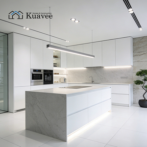 ตู้ครัวสำเร็จรูปทรงตัวแอล รุ่น KUAVEE สำหรับอพาร์ทเมนต์  ประกอบเองได้  งานออกแบบไม้  เฟอร์นิเจอร์บ้านใหม่  ตู้ครัว - Product Image 5