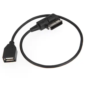 Unidad Flash USB para coche, Cable adaptador de interfaz AUX, IPod, MP3, para Audi A3, A4, A5, A6, A8, Q3, Q5, Q7