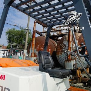 Chariot élévateur TCM FD100Z8 10 tonnes d'occasion, chariot élévateur japonais 10 tonnes, moteur Isuzu 6BG1, machine d'occasion, chariot élévateur à essence, 3000 mm, 10000 kg - Product Image 4