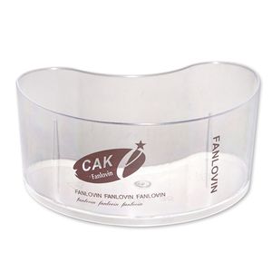 Récipient pour <span class=keywords><strong>Mousse</strong></span> à glace avec couvercle, conteneur de desserts, en plastique PS, 125ml, 4.22 Oz, en forme de lune, avec couvercle, aliments et poignée - Product Image 2