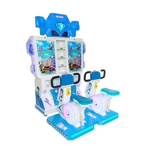 Drôle d'arcade balade à vélo bébé machine de jeu de rachat <span class=keywords><strong>Coin</strong></span> + Operated + Jeux double joueurs pour enfants - Product Image 1