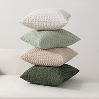 Housse de coussin en coton écologique pour la maison avec impression personnalisée, housse de coussin décorative en toile de coton respirante