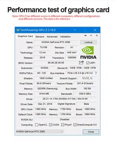 Carte graphique de jeu Geforce 2060 Rtx 6 Go d'origine pour ordinateur de bureau, GPU vidéo en stock, vente en gros, Geforce 206 d'origine - Product Image 4
