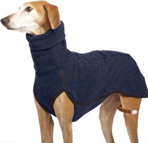 High Collar Classic Eco-Friendly <strong>Fleece</strong> Dog Coat Warm Turtleneck Soft Vest <strong>for</strong> <strong>Greyhound</strong> - Product Image 2
