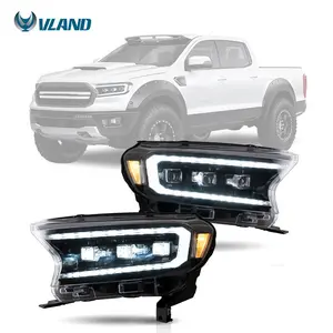 VLAND מפעל מלא LED פנסי רכב ראש אור לפורד ריינג מנורת T6 T7 2015-2020