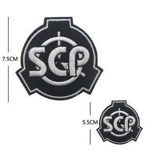Patch <span class=keywords><strong>Velcro</strong></span> brodé personnalisé avec logo SCP Foundation, autocollants <span class=keywords><strong>pour</strong></span> gilet tactique SCP, brassard naturel <span class=keywords><strong>pour</strong></span> activités de plein air, <span class=keywords><strong>pour</strong></span> vestes, chapeaux et sacs - Product Image 3