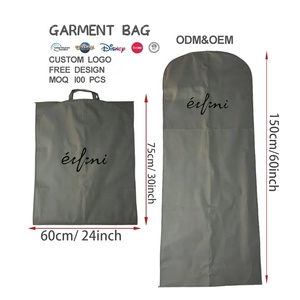 Sac de costume pliable non tissé réutilisable personnalisé à prix d'usine sac de vêtement imperméable en polyester noir de haute qualité pour <span class=keywords><strong>voyage</strong></span> d'affaires - Product Image 3