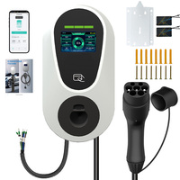 Nuevo Cargador de Pared para Vehículos Eléctricos de 7kW con Control por Aplicación Inteligente y Función de Temporizador, 2 Años de Garantía para Instalación en Garajes Residenciales, OCPP