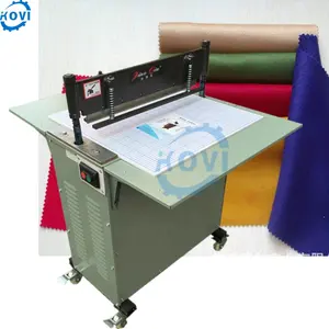 Textiel Doek Stof Strip Roll Mes Cutter Kartelen Machine Zigzag Swatch Stof Monster Snijmachine