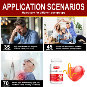 Cápsulas de Coenzima Q10 con Soporte Antioxidante, Extracto Natural, Suministro de Nutrientes, Mezcla para el Cuidado Corporal, Cápsulas de Coenzima Q10 para Venta al por Mayor - Product Image 2