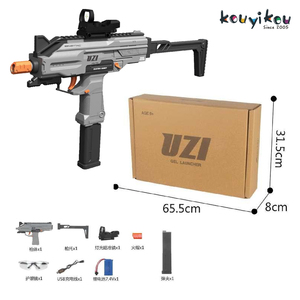 HOT adulti UZI elettrico a guscio continuo di espulsione pistola giocattolo di tiro all'aperto gioco di battaglia ragazzi UZI <span class=keywords><strong>AK</strong></span> Water Soft Bullet Gun - Product Image 3