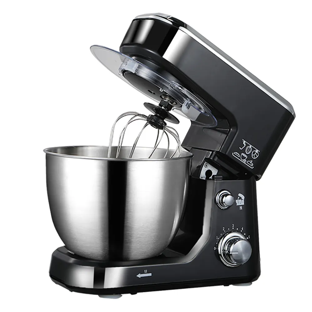 Home Cream Beater Pizza Egg Cake Bread Mixing Machine Bowl Bakery Kitchen Baking Food Stand Mixer with Dough Hook